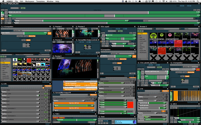 VDMX 5 interface