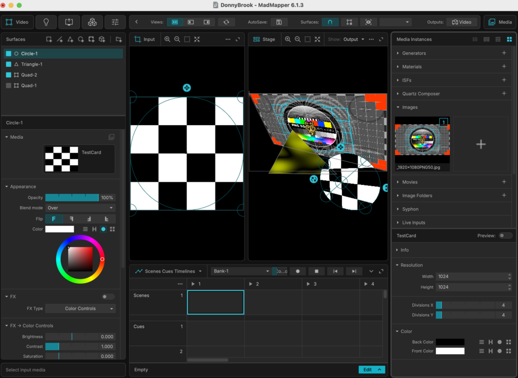Madmapper software screenshot